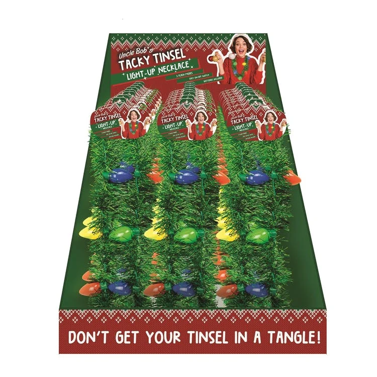 Tacky Tinsel Light Up Necklaces 1