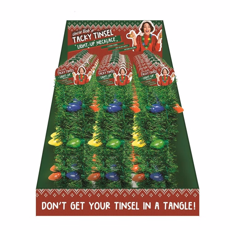 Tacky Tinsel Light Up Necklaces