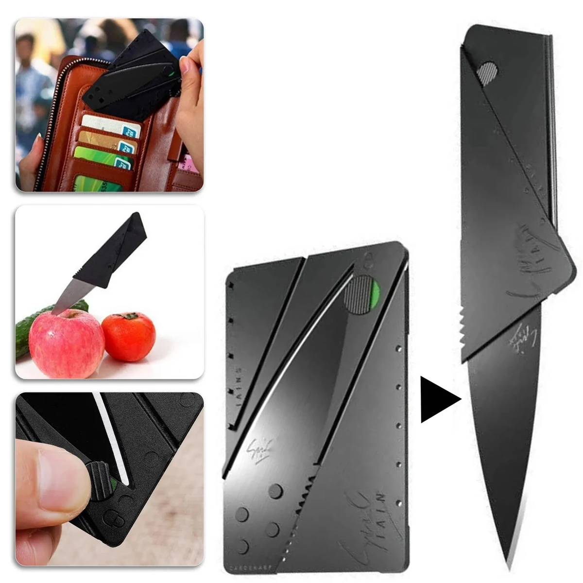 Foldable Stainless Steel Card Knife 1