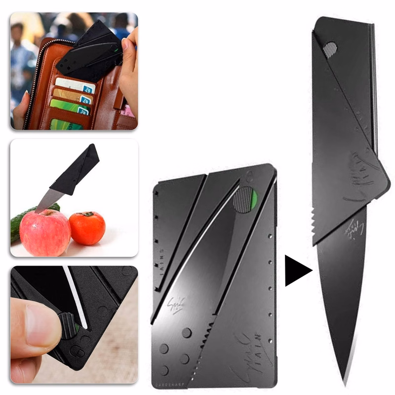 Foldable Stainless Steel Card Knife