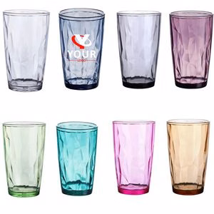 17oz Cylinder Unbreakable Acrylic Drinking Cup
