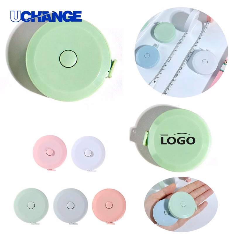 Push-Button Retractable Measuring Tape