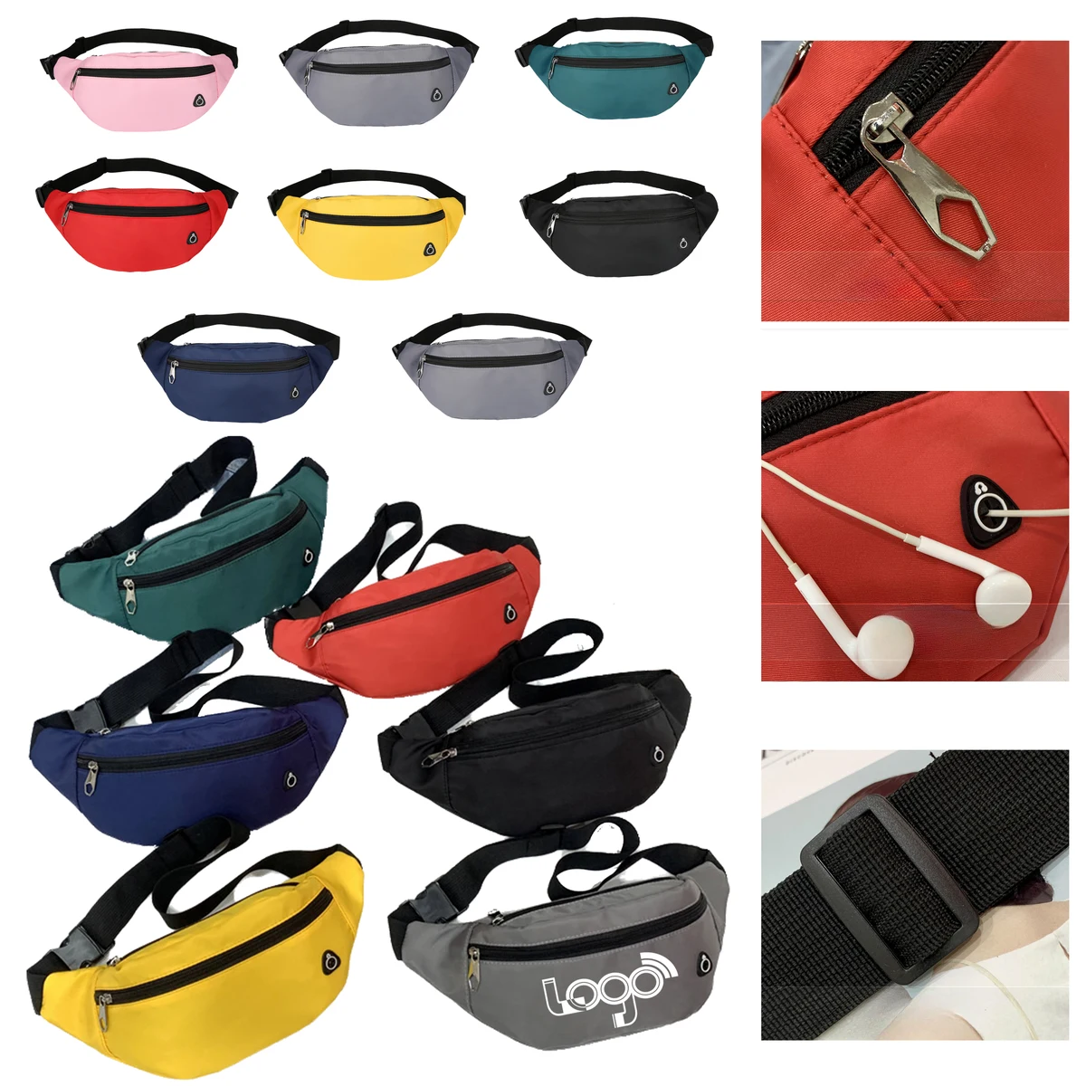 Waterproof Polyester Waist Bag 1