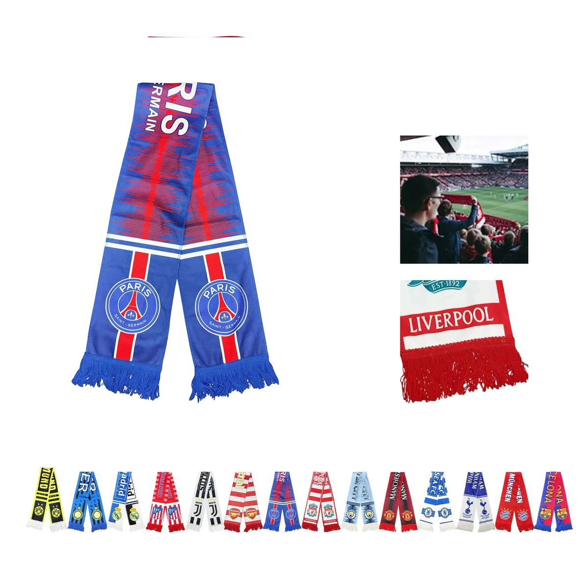 Dye Sublimation Scarf for Game Day Use 1