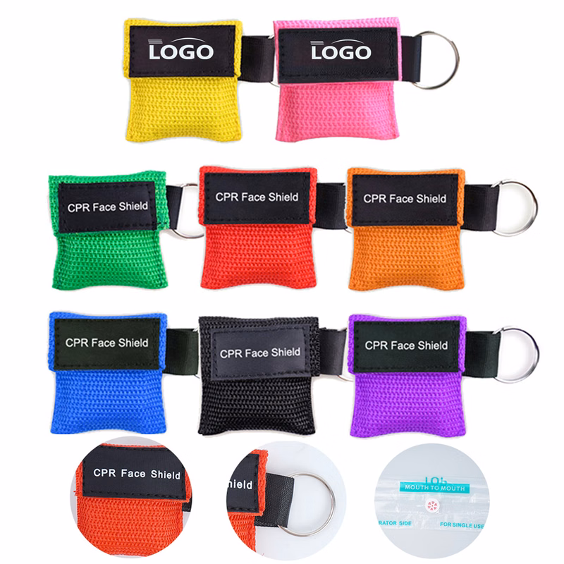 CPR Face Shield Mask Keychain