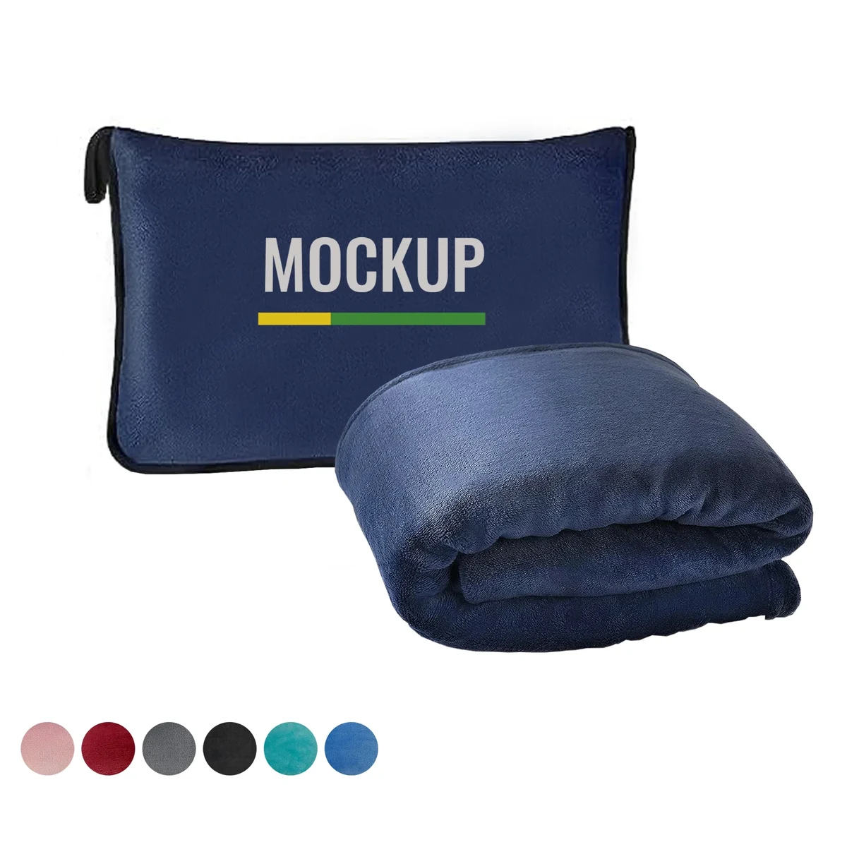 Portable Travel Blanket Pillow MOQ 100 PCS 1