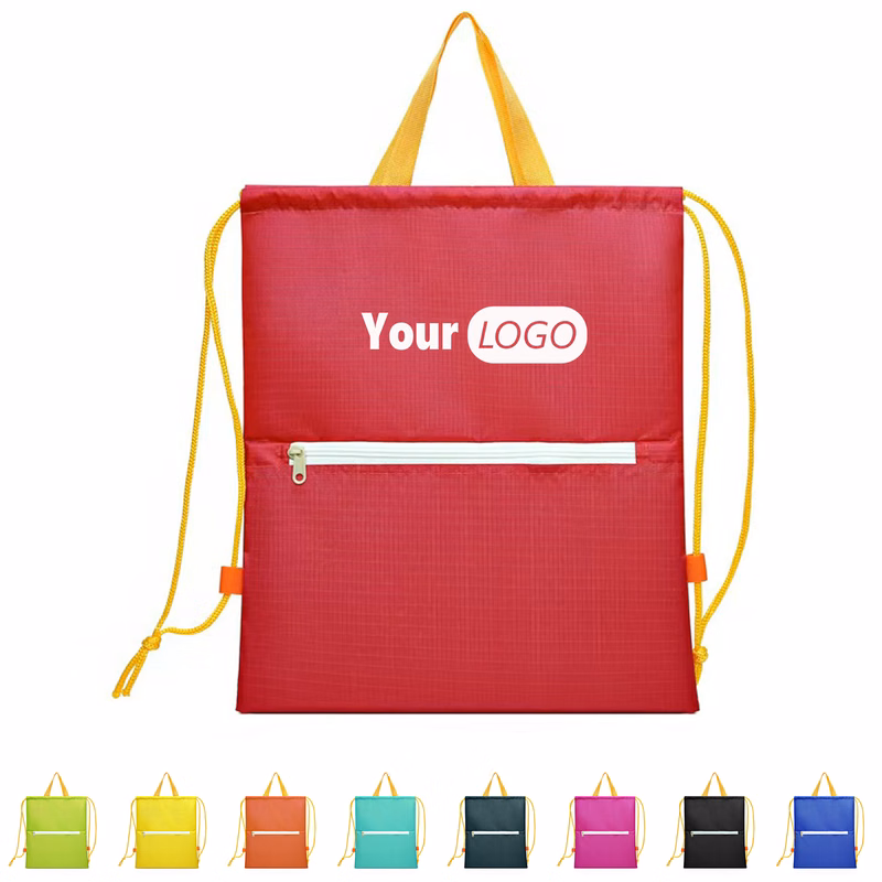 Oxford Fabric Drawstring Leisure Backpack