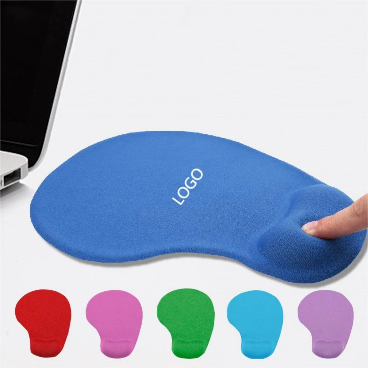 Ergonomic Mouse Pad With Gel Wrist Support 1