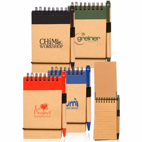 Eco Jotter with Pen - 3" W x 5" H