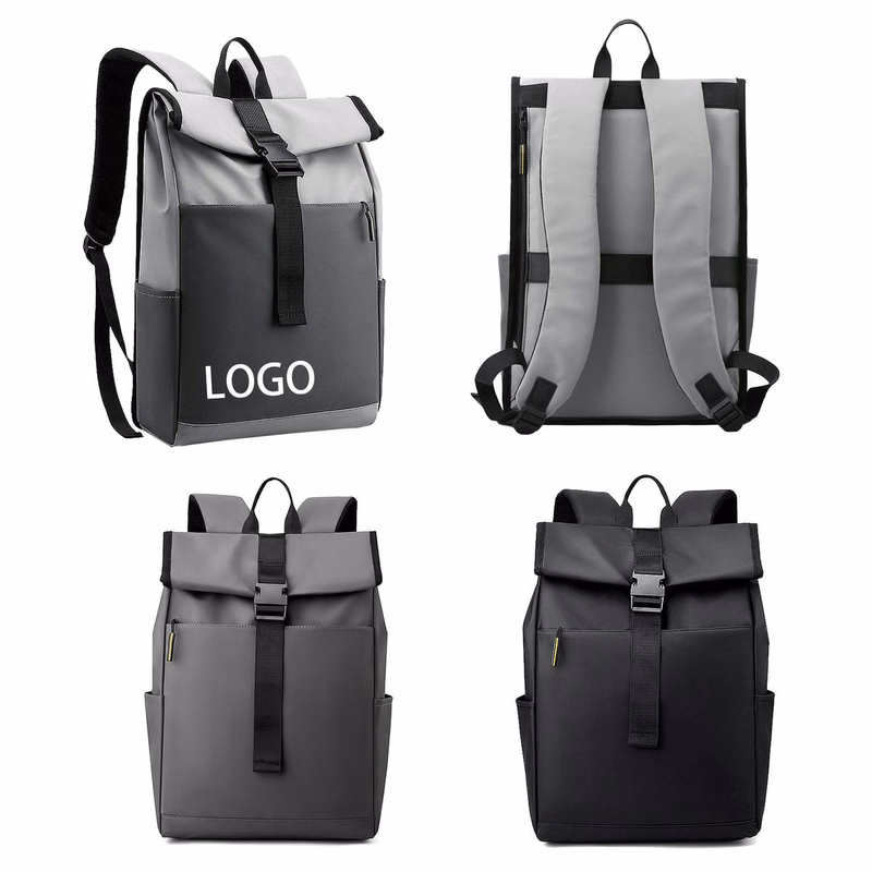 Large Capacity Roll Top Backpack