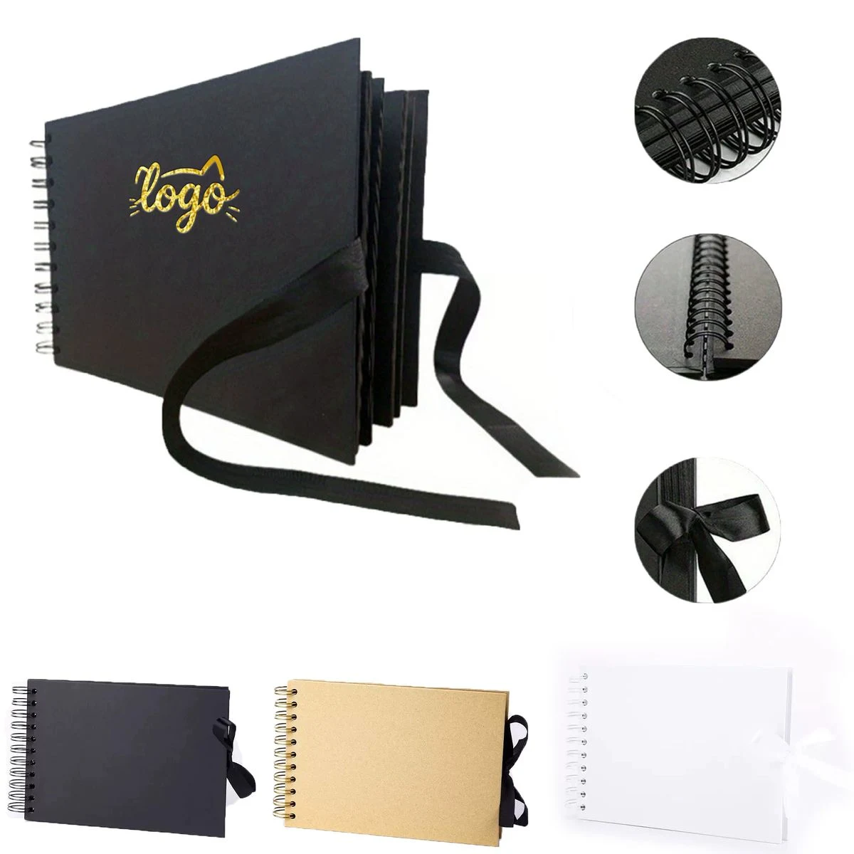 DIY Ribbon Scrapbook Photo Album 1