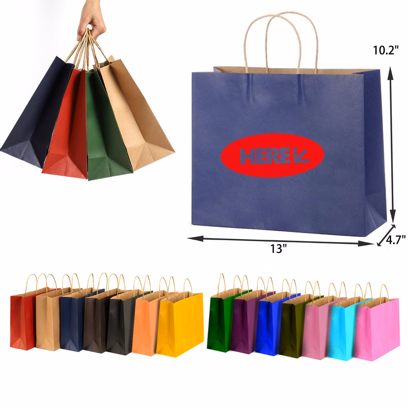 Stylish Kraft Paper Tote Bag