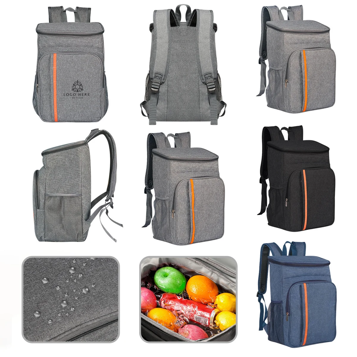 Camping Hiking Travel Insulated Backpack Storage Cooler 1