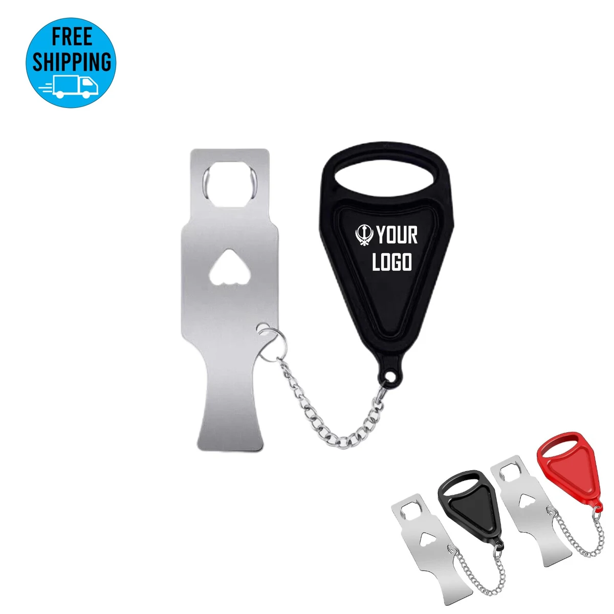 Portable Door Lock Safety Latch Metal Lock 1