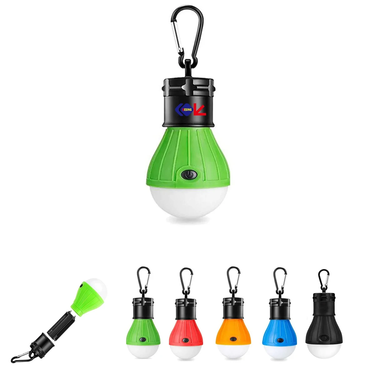 Portable LED Camping Lantern Hanging Tent With Clip Hook 1