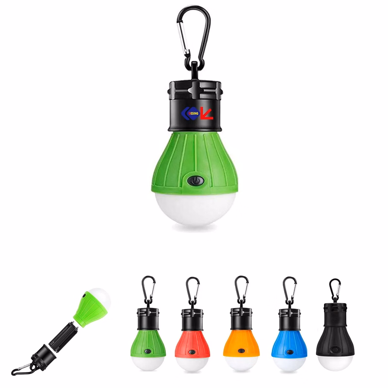 Portable LED Camping Lantern Hanging Tent With Clip Hook
