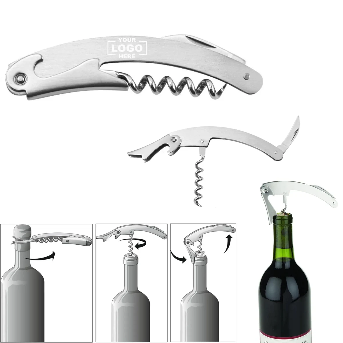 Portable Stainless Steel Multifunctional Wine Bottle Opener 1