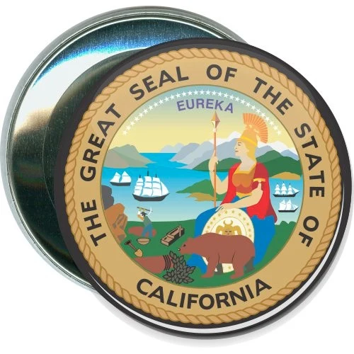 Great Seal of the State of California, State Button 1