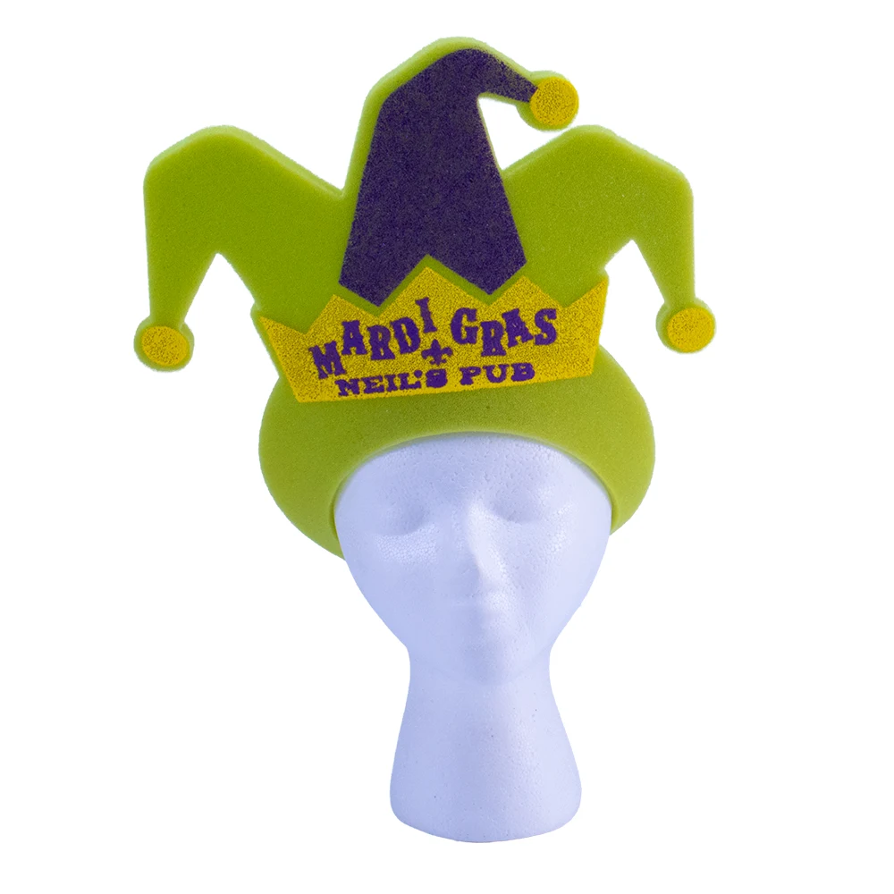 14" Foam Jester Visor 1