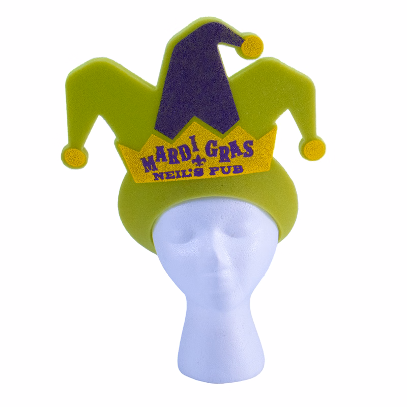 14" Foam Jester Visor