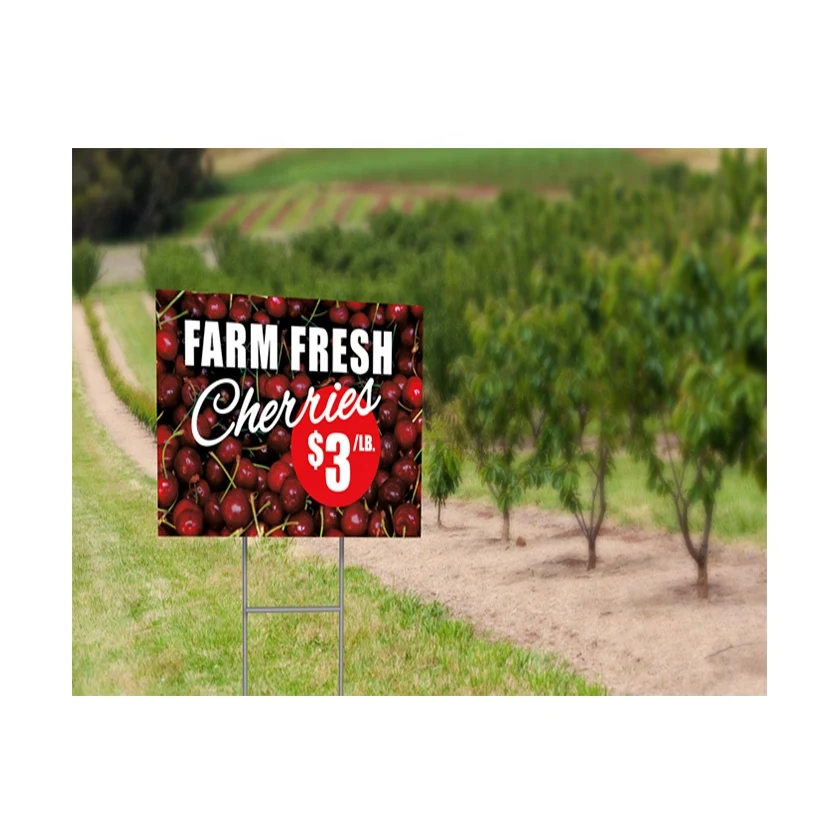 Large Corrugated Yard Sign - Full Color Printed 1