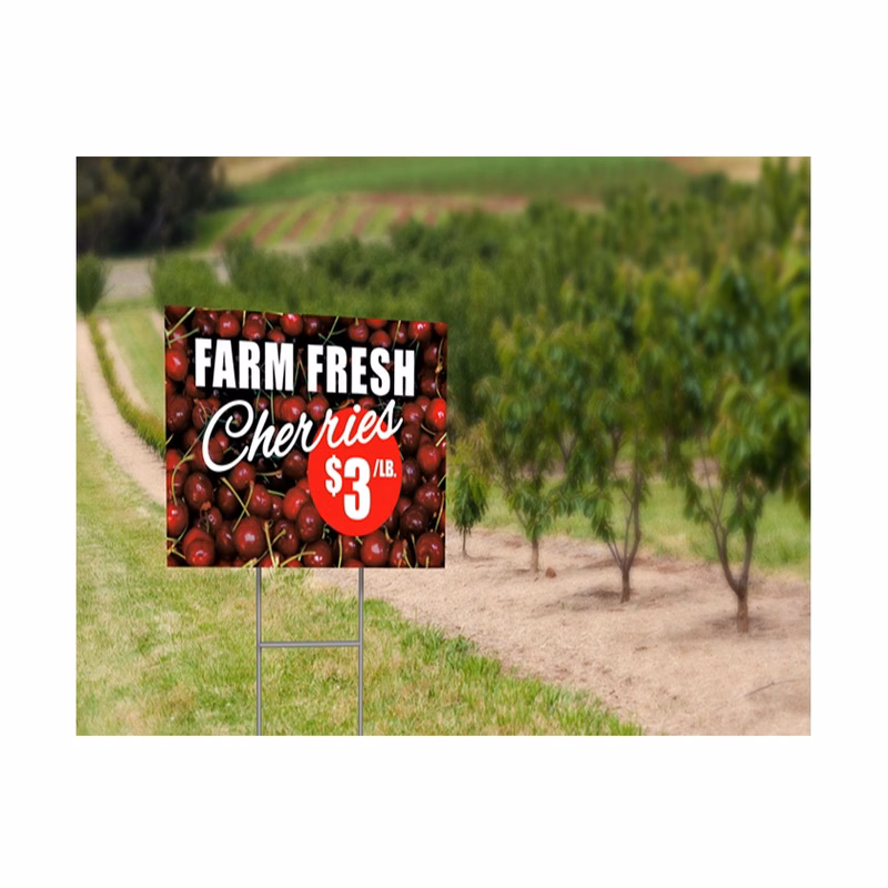 Large Corrugated Yard Sign - Full Color Printed