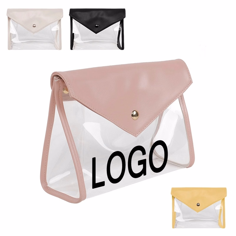 PVC Travel Makeup Organizer Pouch & Cosmetic Toiletry Bag