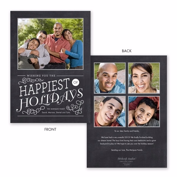 Happiest of Holidays Photo Card