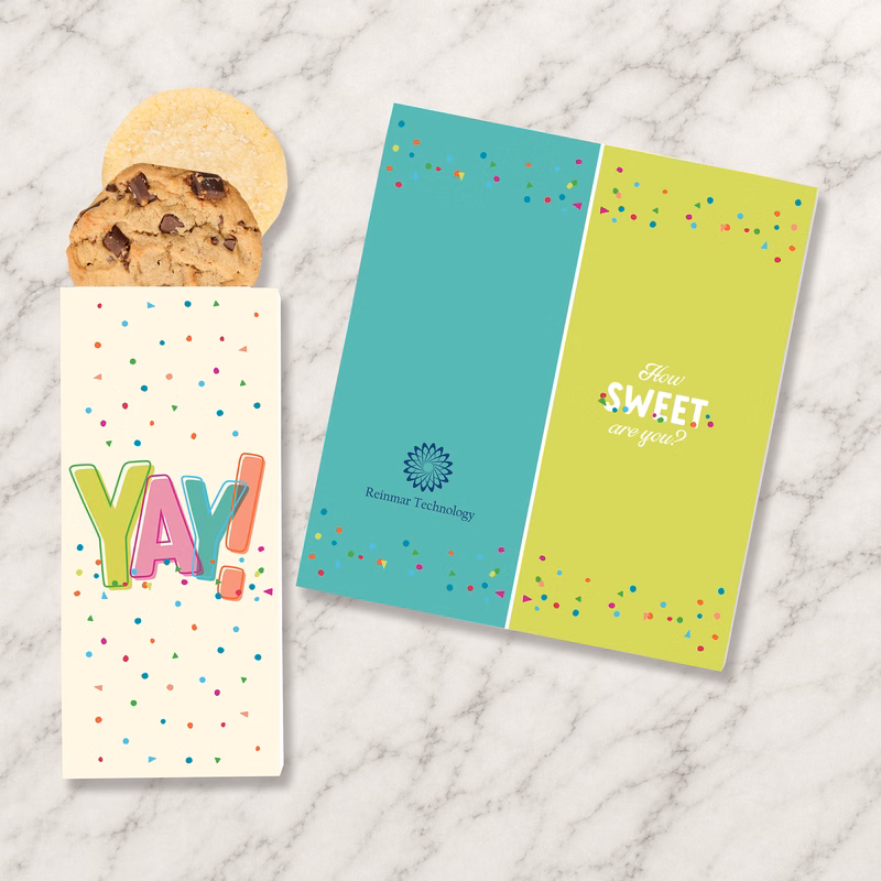 Full-Color Custom Sweeter Cards with Classic Cookie Duo
