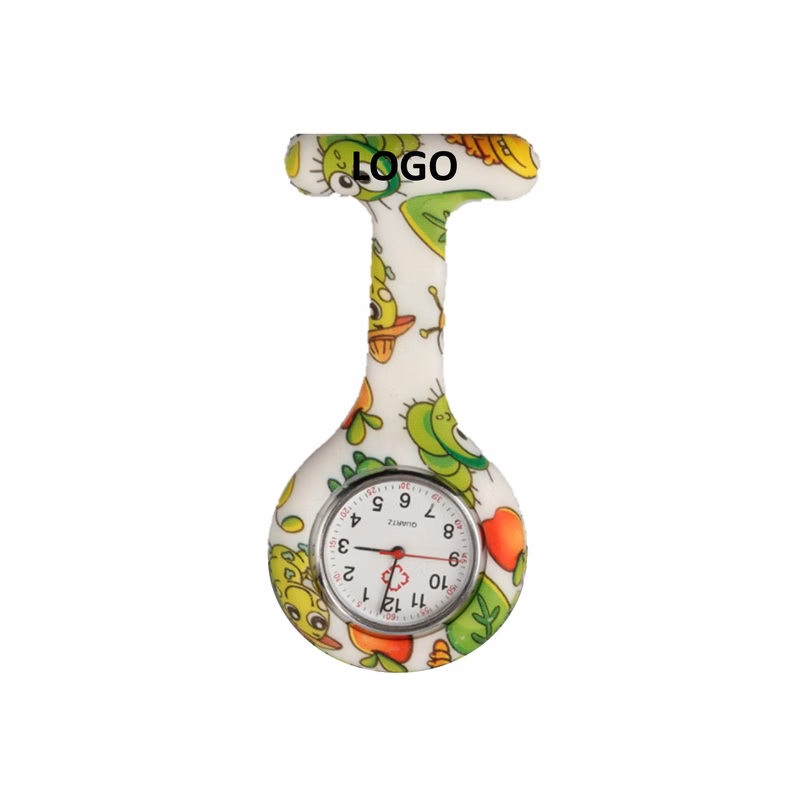 Silicone Cute Cartoon Pocket Nurse Watch
