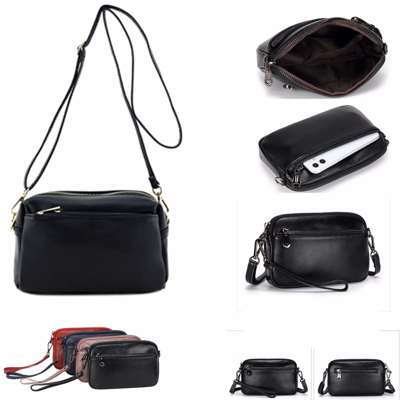 Women's Crossbody Leather Handbags Single Shoulder Bags