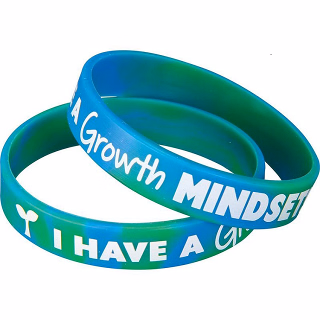 1/2 Inch Swirl Printed Silicone Wristbands