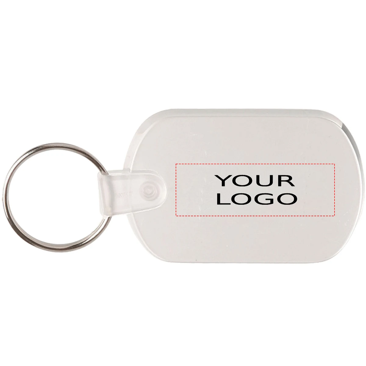 Flexible Soft Tag Plastic Keychain 1
