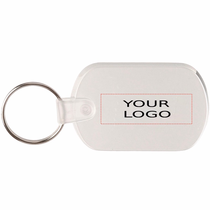 Flexible Soft Tag Plastic Keychain