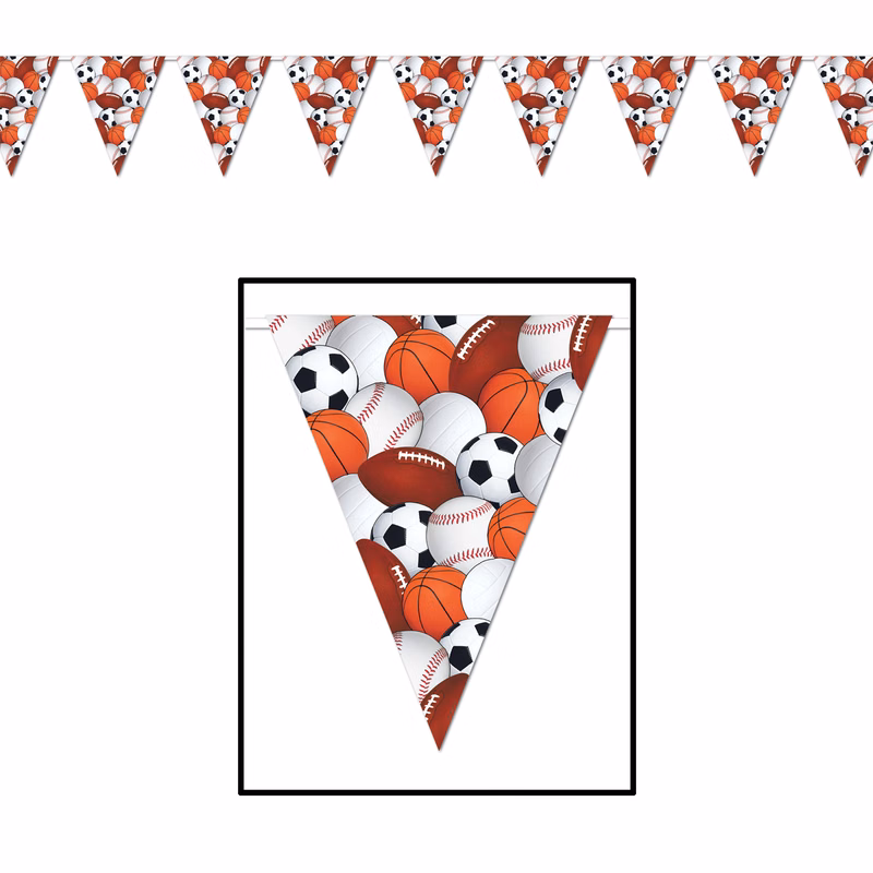 Sports Pennant Banner