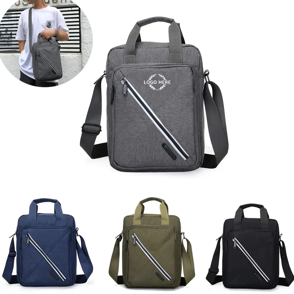 Small Men Messenger Bag 1