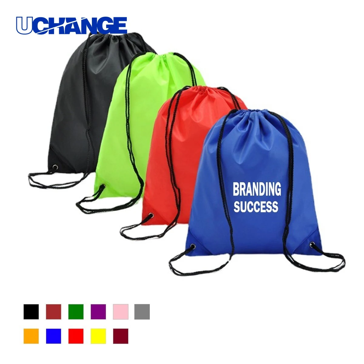 Polyester Drawstring Storage Backpack 1