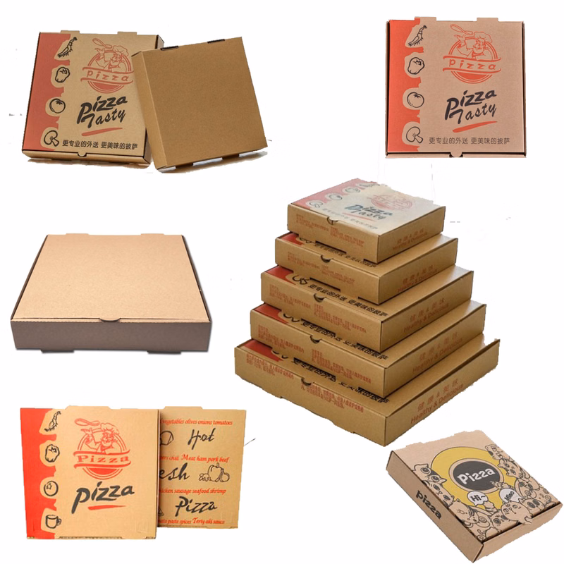6" Custom Full Color Pizza Box