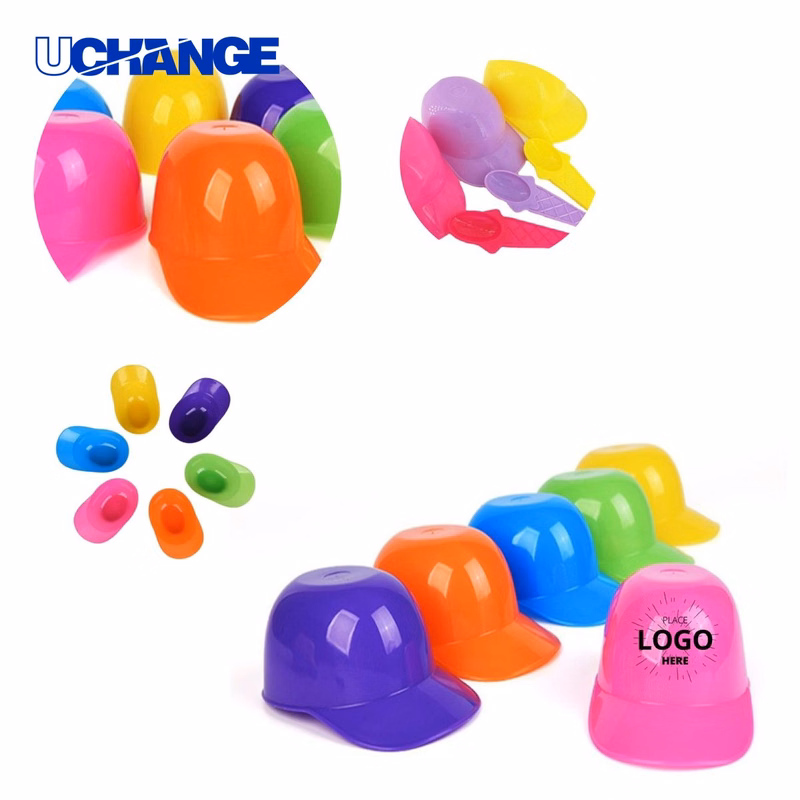Plastic Baseball Hat Ice Cream Dessert Bowl