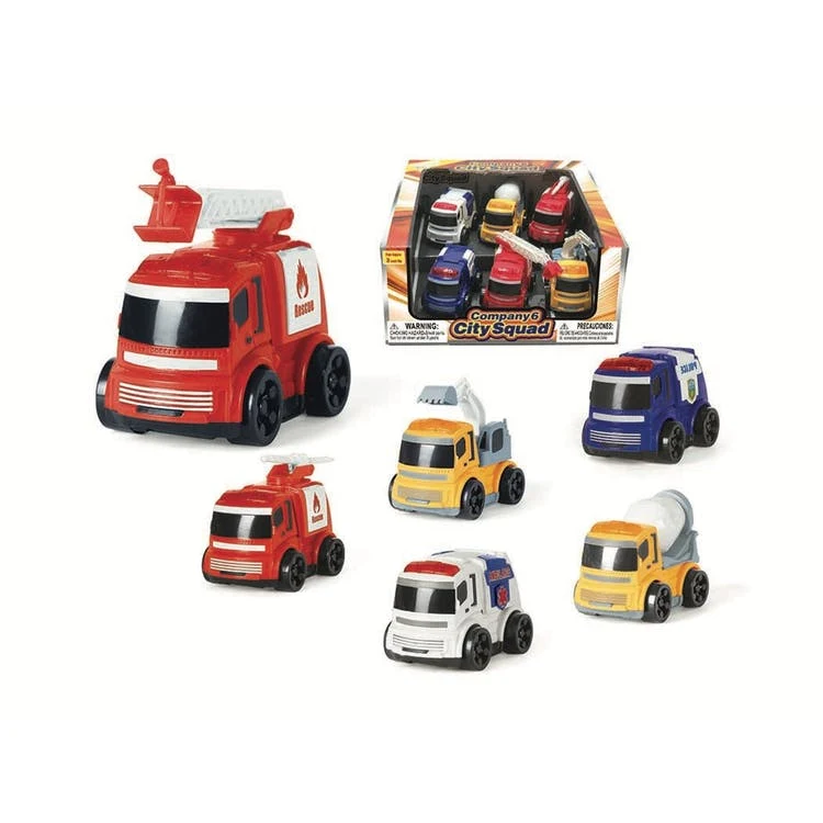 Friction Truck Playsets - 6 Piece 1