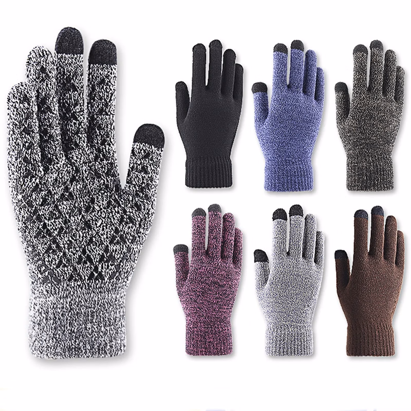 Custom Adult Warmth Gloves W/ 3 Finger Touch