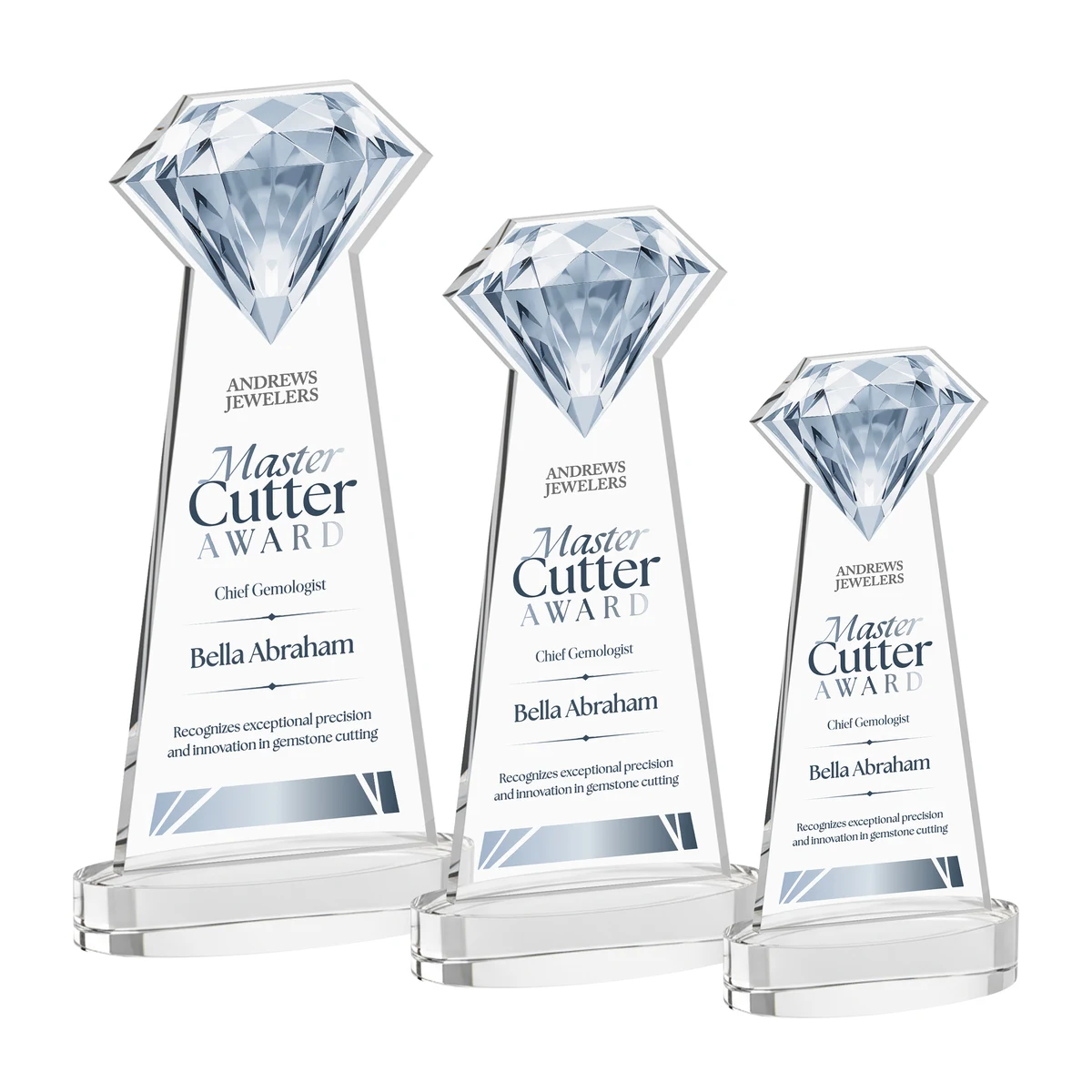 Gemstone VividPrint™ Award on Alberton Base - Clear 1