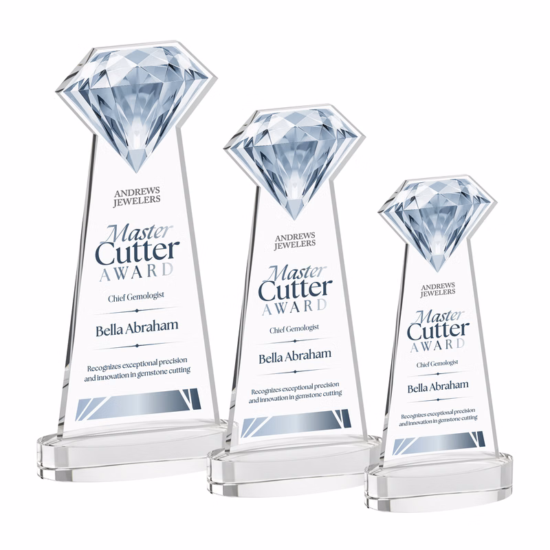 Gemstone VividPrint™ Award on Alberton Base - Clear