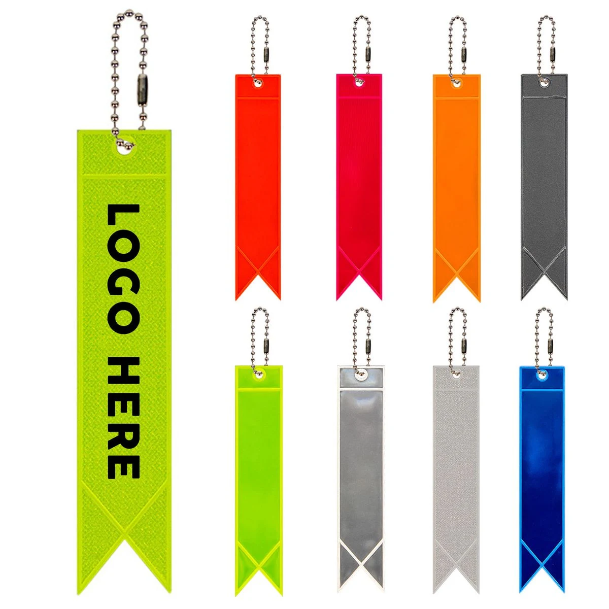 Reflective strip key chain 1