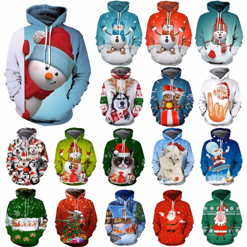 Customize 3D Printed Hoodie Sweatshirt