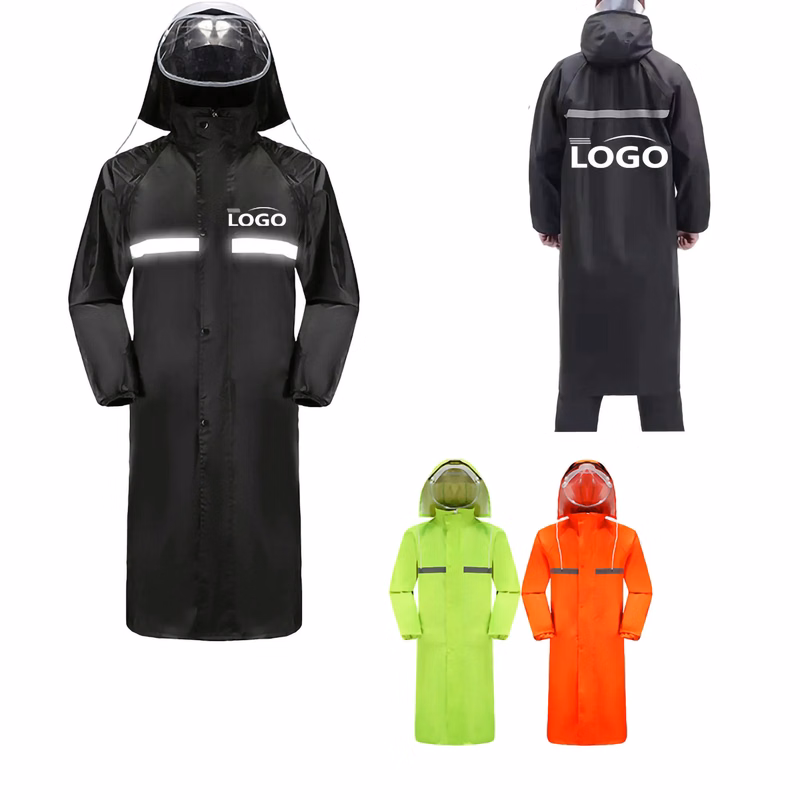 Long Raincoats Outdoor Waterproof Breathable Anti-storm