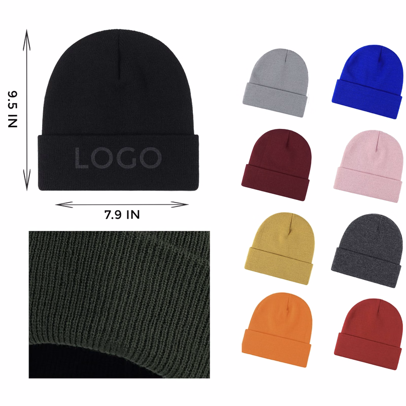 MOQ 10 PCS Comfortable Cold Proof Knitted Hat
