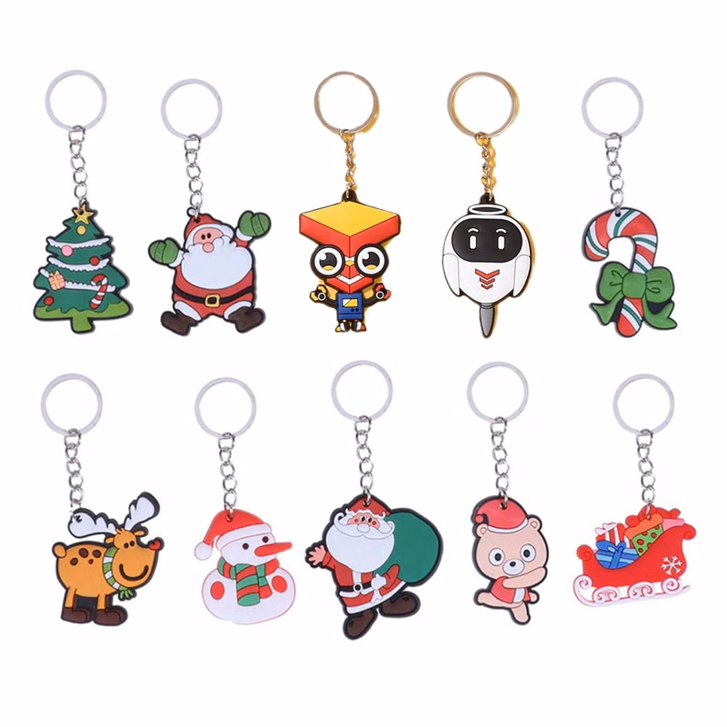 Customizable 2D PVC Keychain