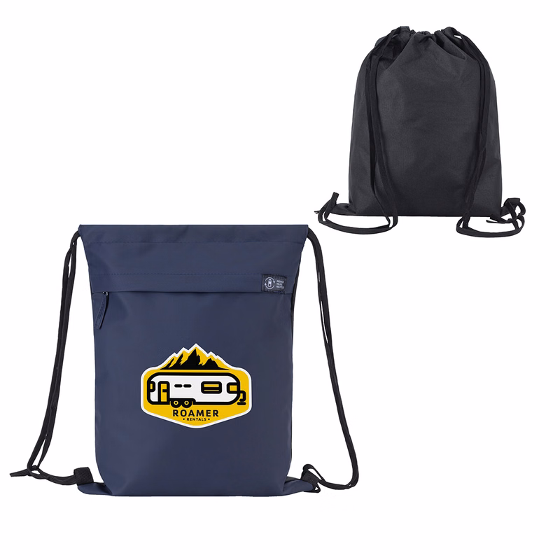 Lakeshore Recycled Nylon Drawstring Bag