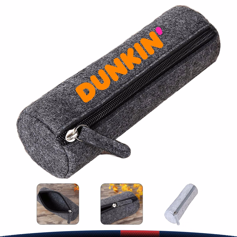 Round Felt Pencil Pouch
